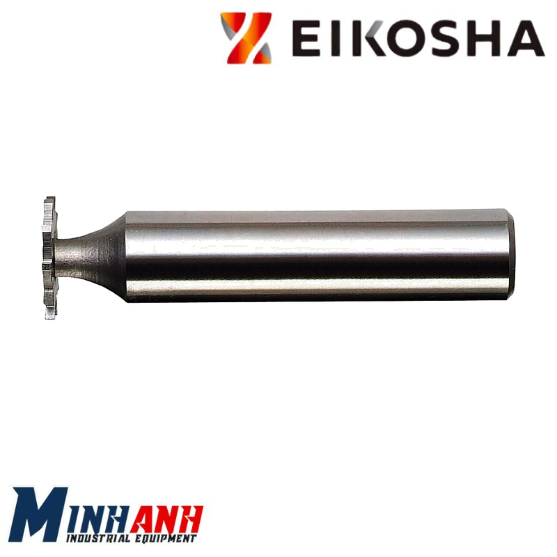 Dao phay rãnh then HSS phủ TiN KCS Ø8mm EIKOSHA