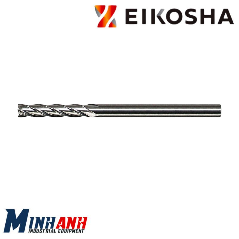 Dao phay ngón Carbide cho graphite GES4 Ø4mm EIKOSHA