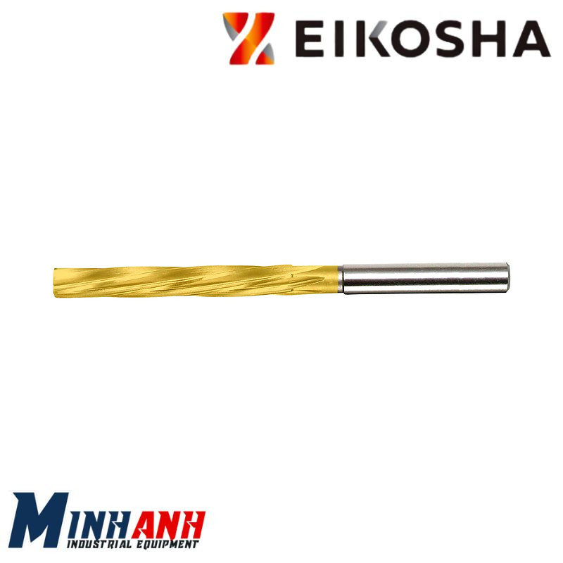 Mũi doa xoắn HSS phủ TiN TiN-SPR Ø3.18mm EIKOSHA