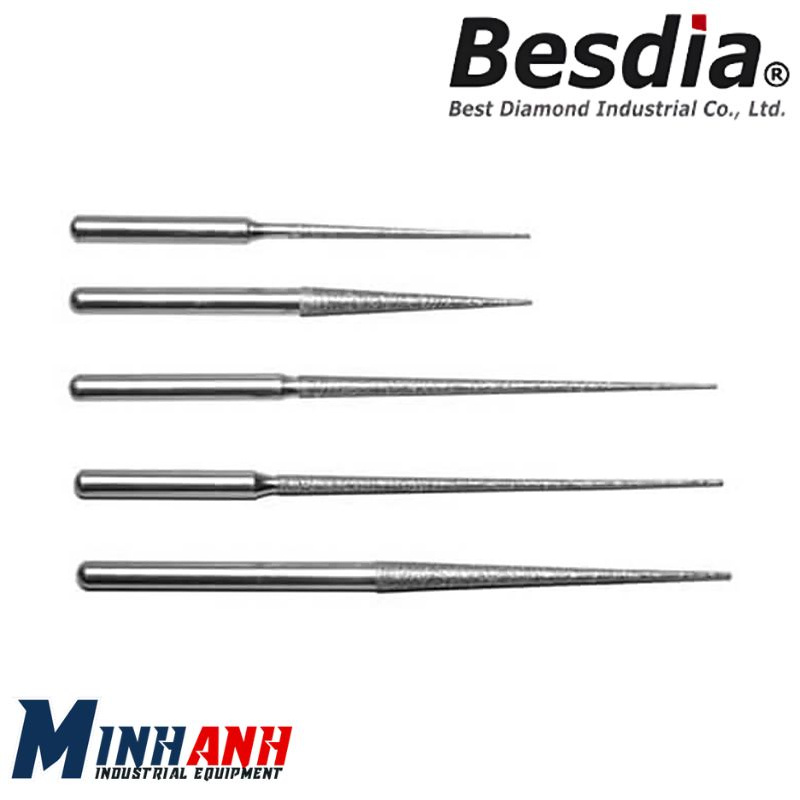 Đầu mài kim cương côn dài 60P20 BESDIA