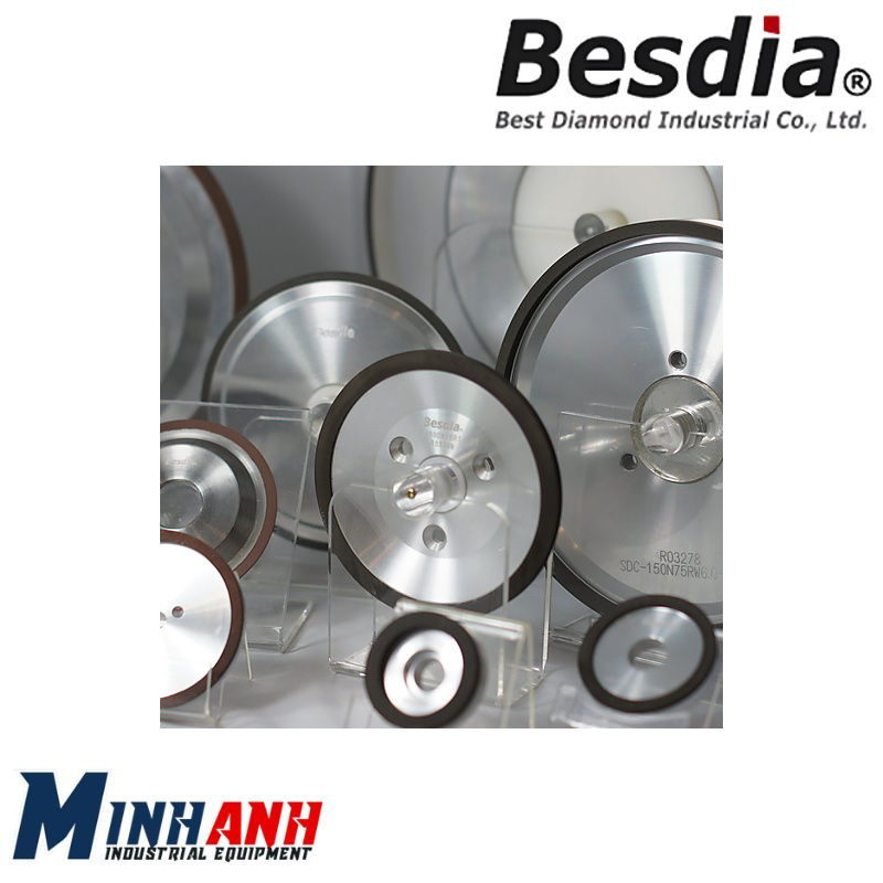 Đá mài kim cương/Resinoid CBN dạng đĩa lõm, vành vát RD-05815B BESDIA