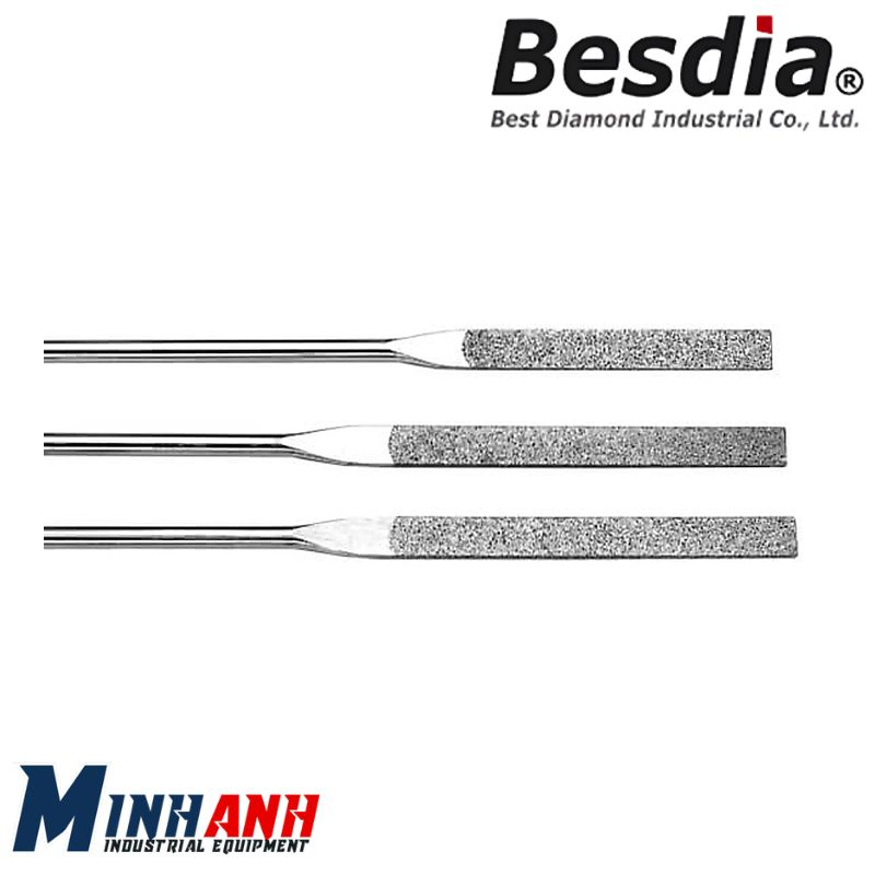 Dũa kim cương dạng mỏng dẹt PF-708V BESDIA