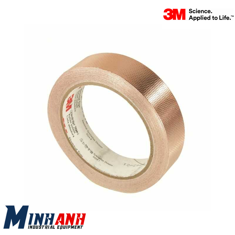 Băng Keo Đồng Chống Nhiễu Điện Từ 3M 1245, 50mm x 16.5m