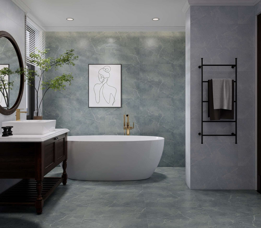 Gạch ốp tường nhà tắm men matt 30x60 Viglacera đẹp 2026 – Tạo chiều sâu và vẻ đẹp tinh tế