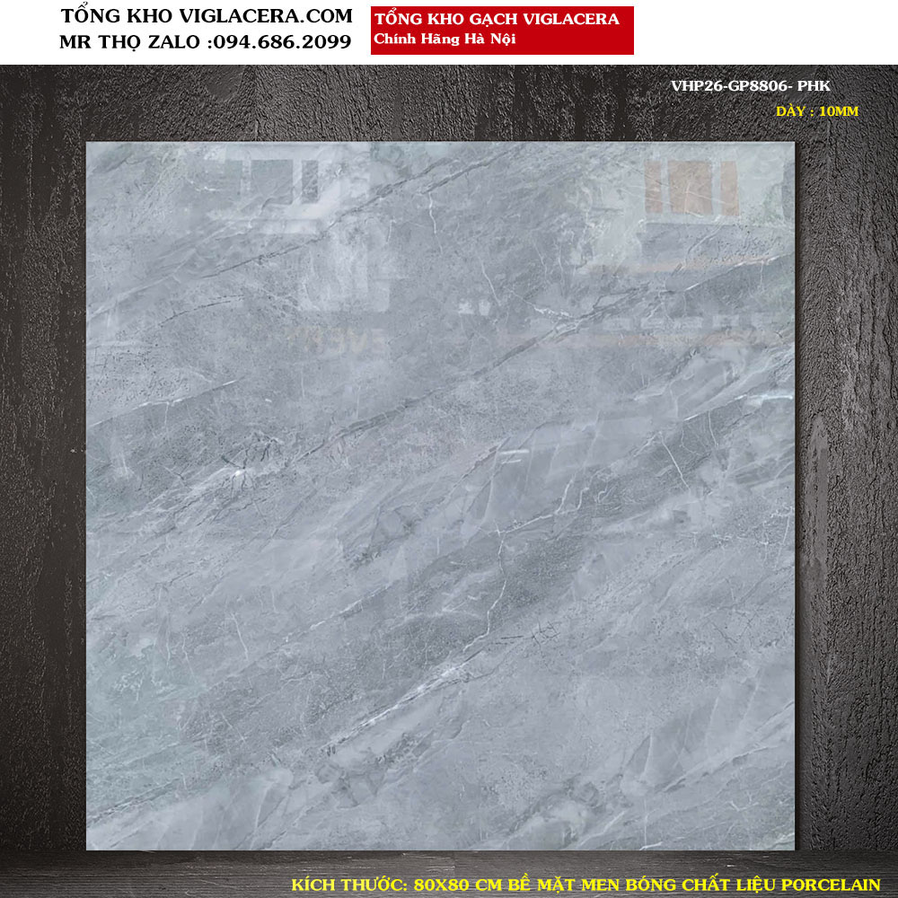 Gạch Viglacera 80x80 VHP26-GP8806 Loại 1