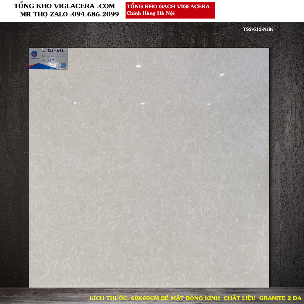 Gạch lát nền Granite Viglacera 60x60 TS2-612 Loại A1