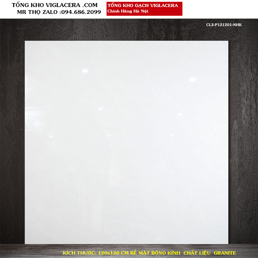 Gạch lát nền Viglacera 1200x1200 mm CL2-P121201 Loại A1