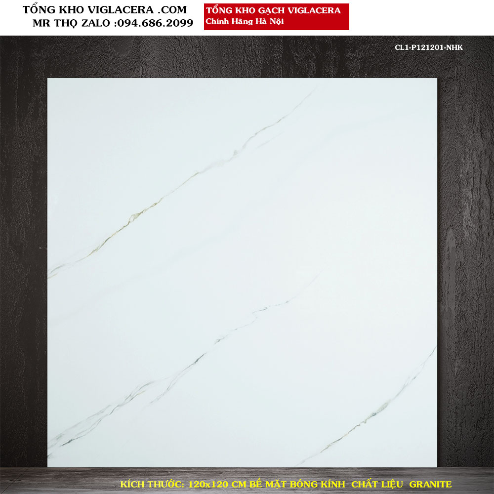 Gạch lát nền Viglacera 120x120 cm CL1-P121201 Loại 1