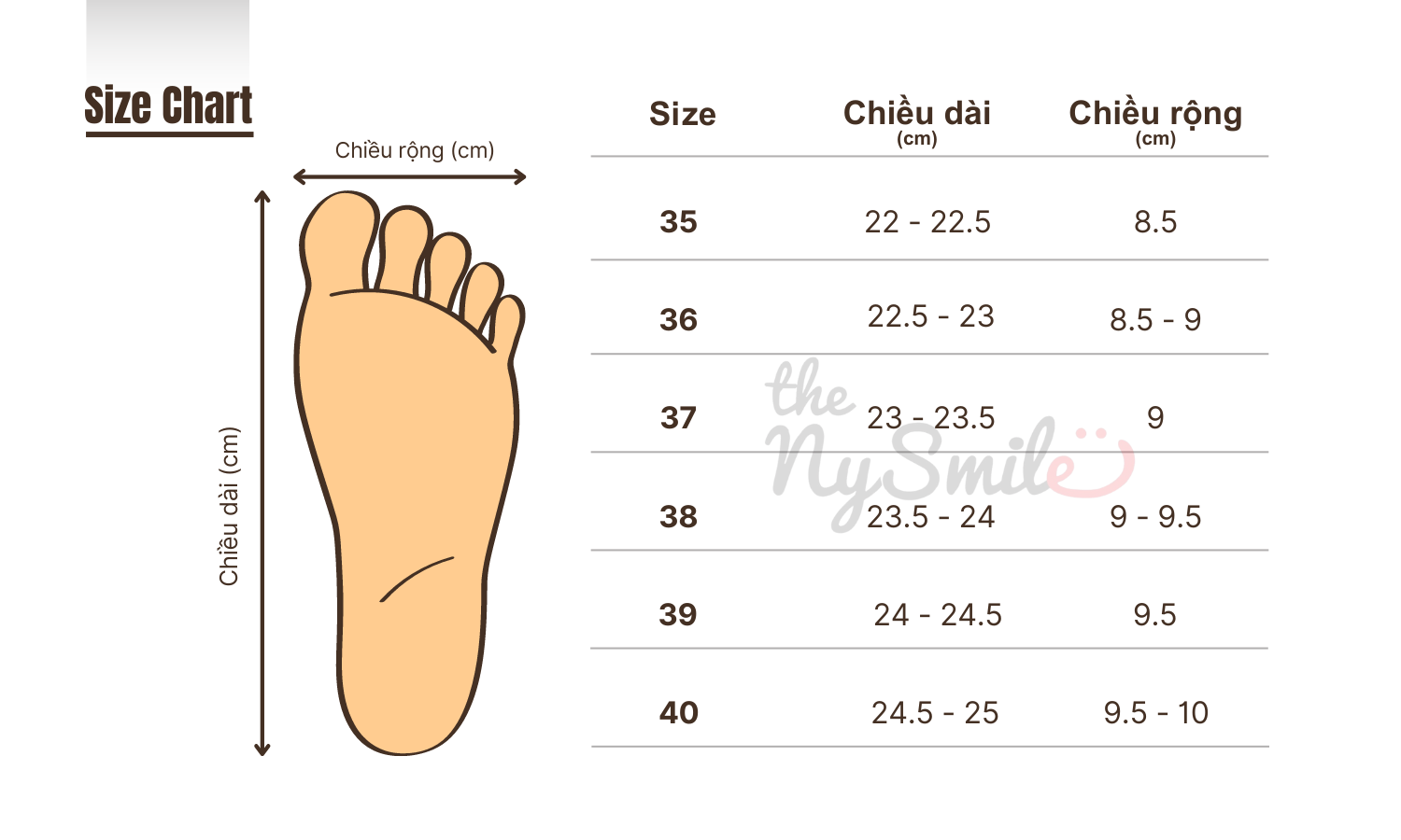 CHỌN SIZE VÀ BẢO QUẢN