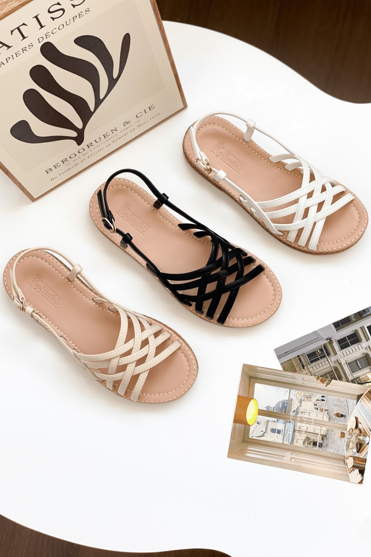 Giày Sandal Quai Mảnh Đan 3cm LODIC 1