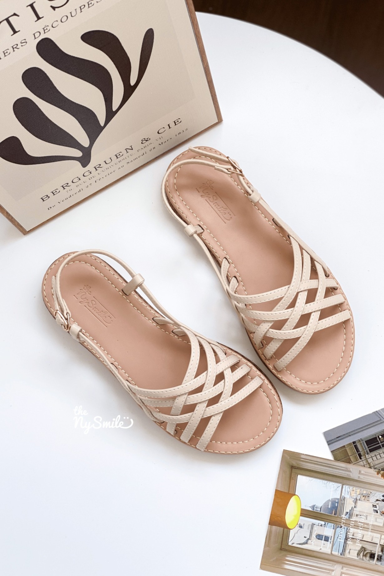 Giày Sandal Quai Mảnh Đan 3cm LODIC 1