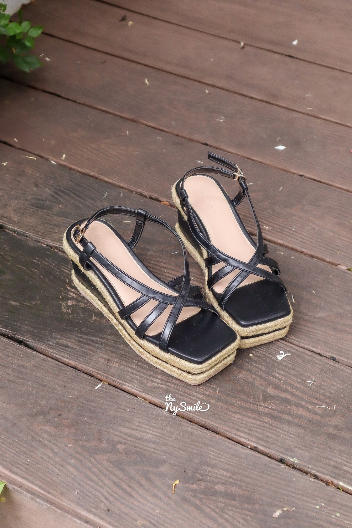 Giày Sandal Xuồng 9P quai chéo COKE