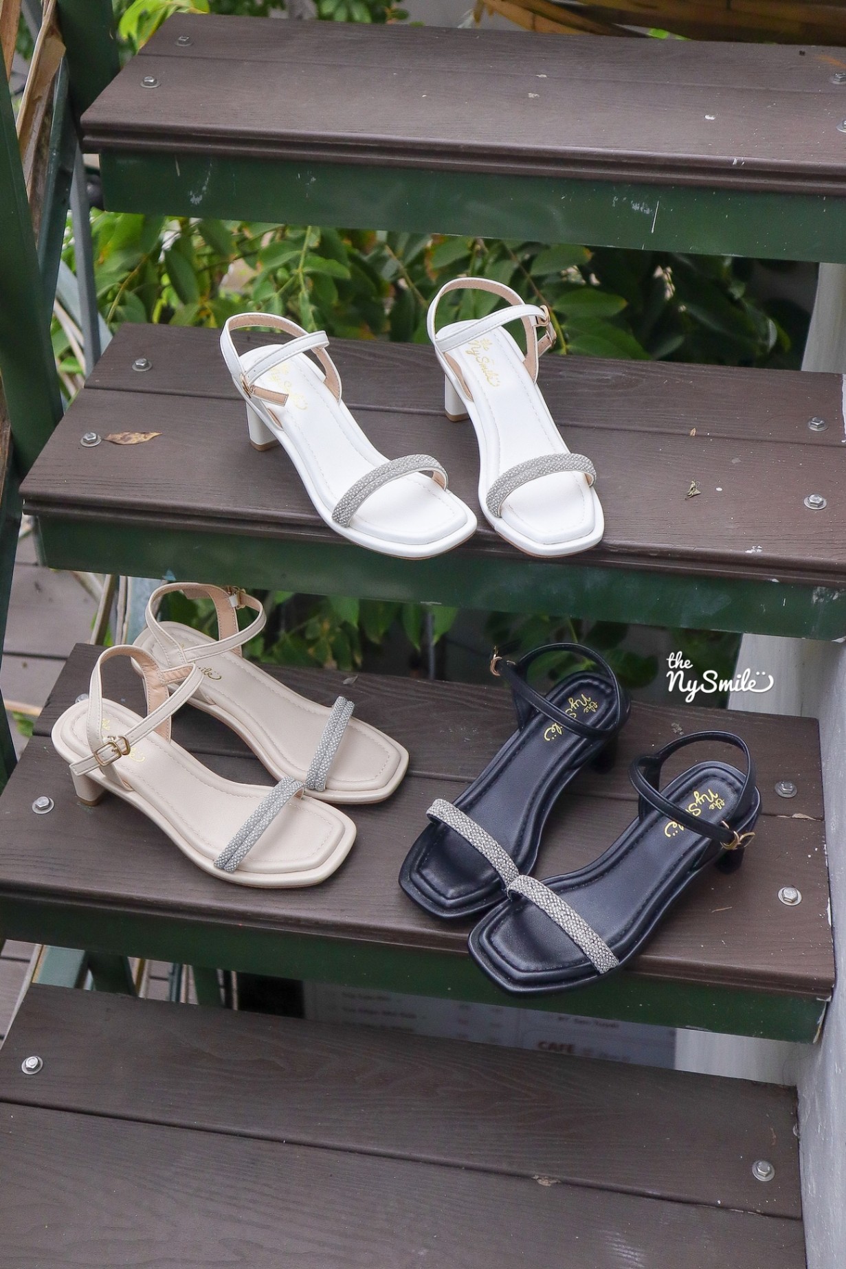 Giày Sandal 7P quai đính đá - TODA