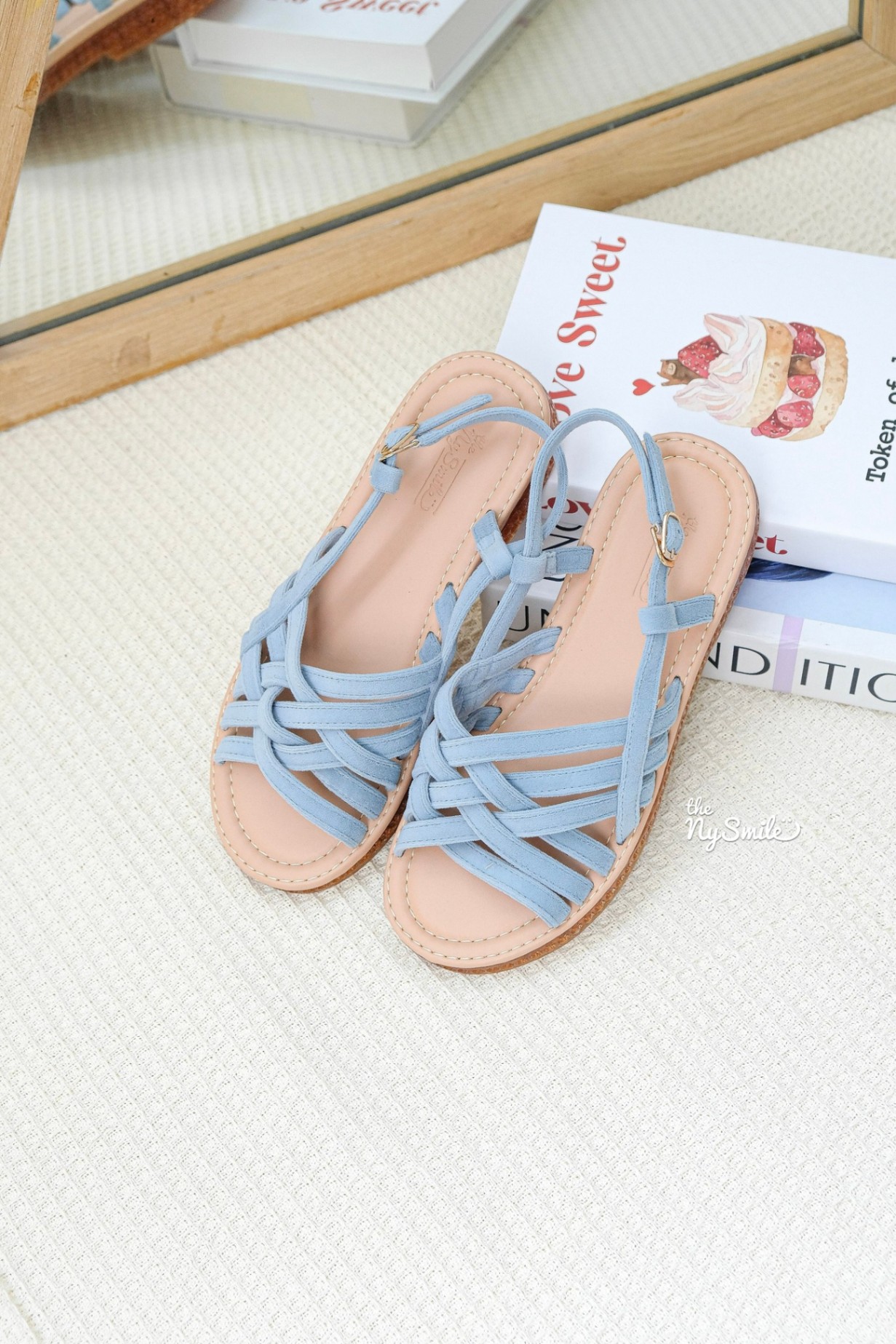 Sandal Quai Mảnh 3cm da nhung mịn LODIC 2
