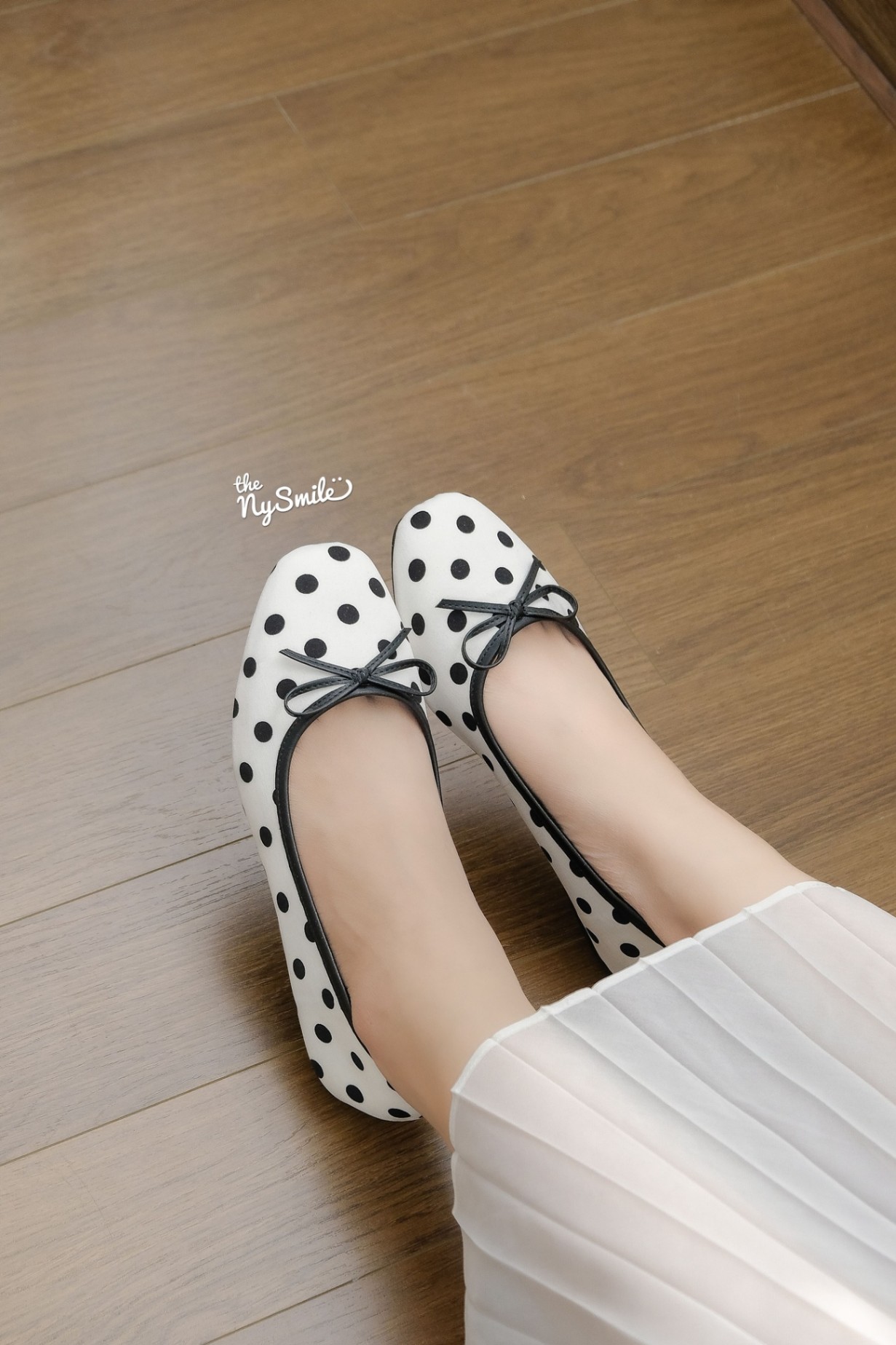 Giày Búp Bê Chấm Bi 1cm NEWY 2