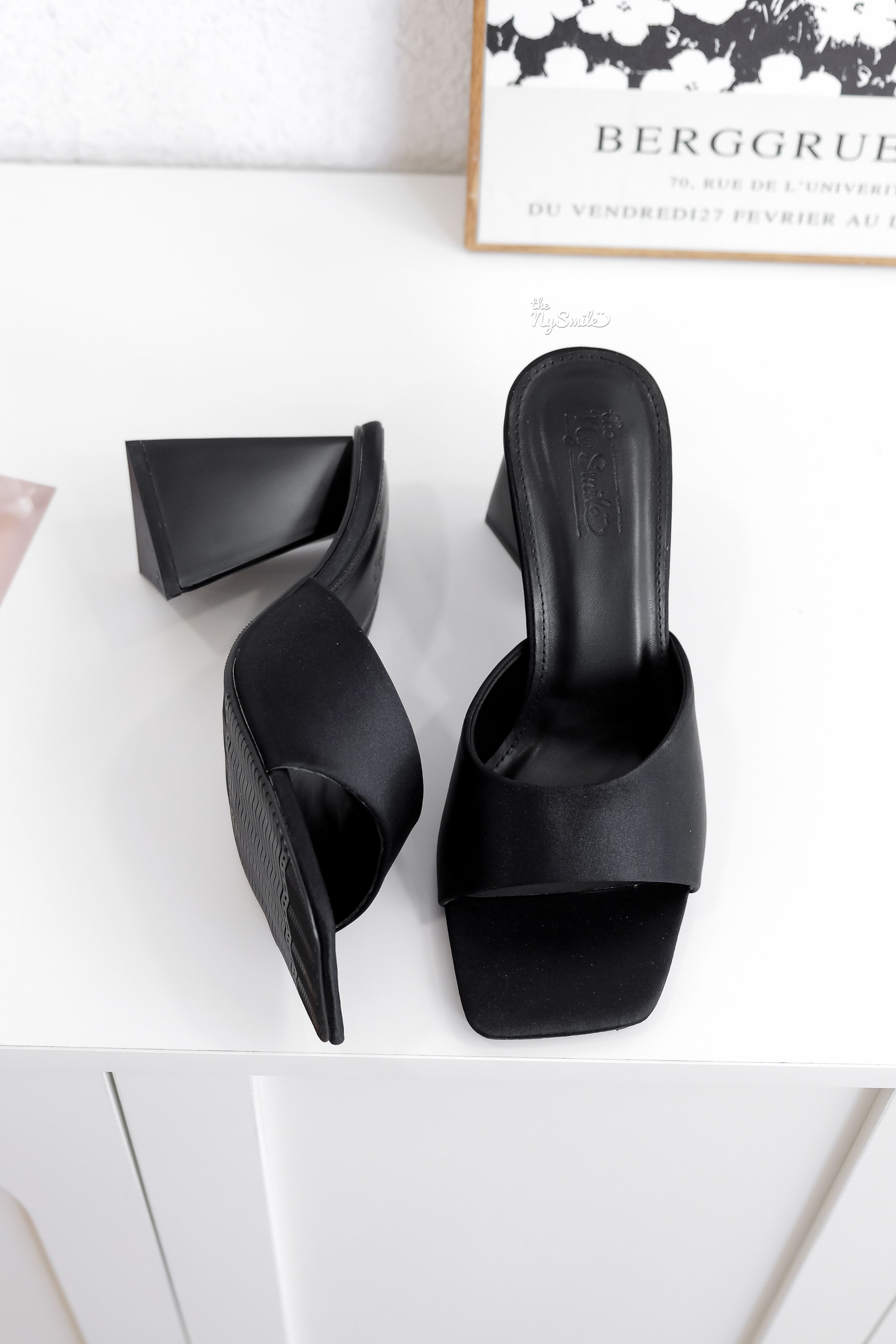 Guốc Lê 7cm quai ngang BECHU 1