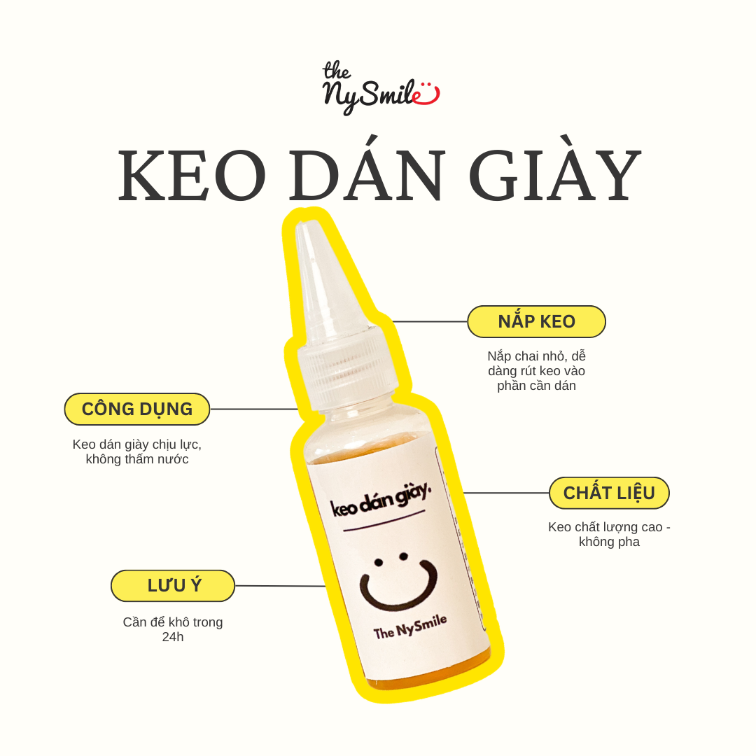 PHỤ KIỆN GIÀY - KEO DÁN GIÀY THETNYSMILE - LỚN