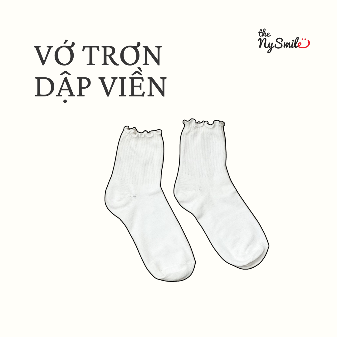 Vớ Trơn Dập Viền