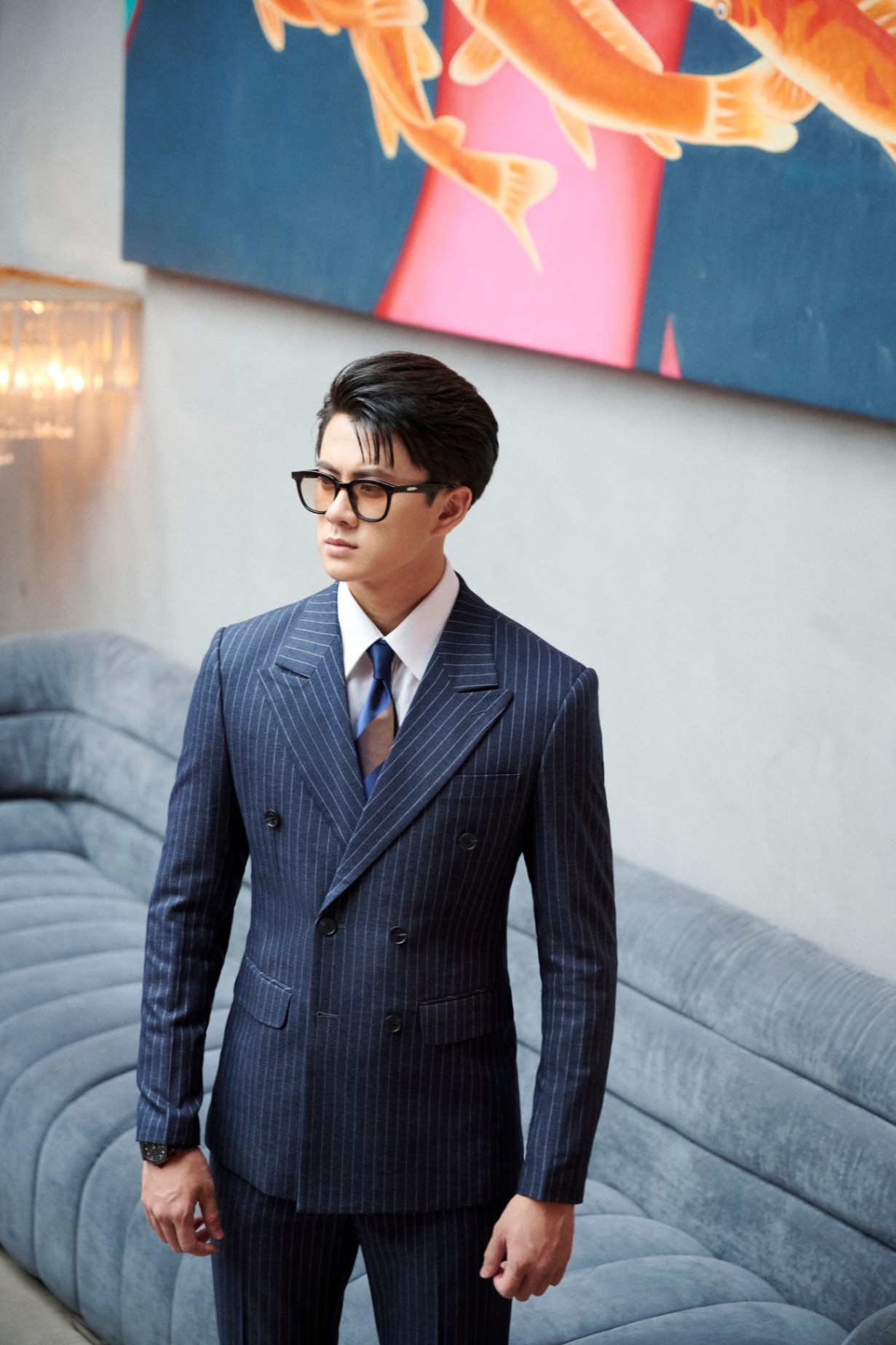 VTK Peak Lapel Gray stripe 52839-371 #