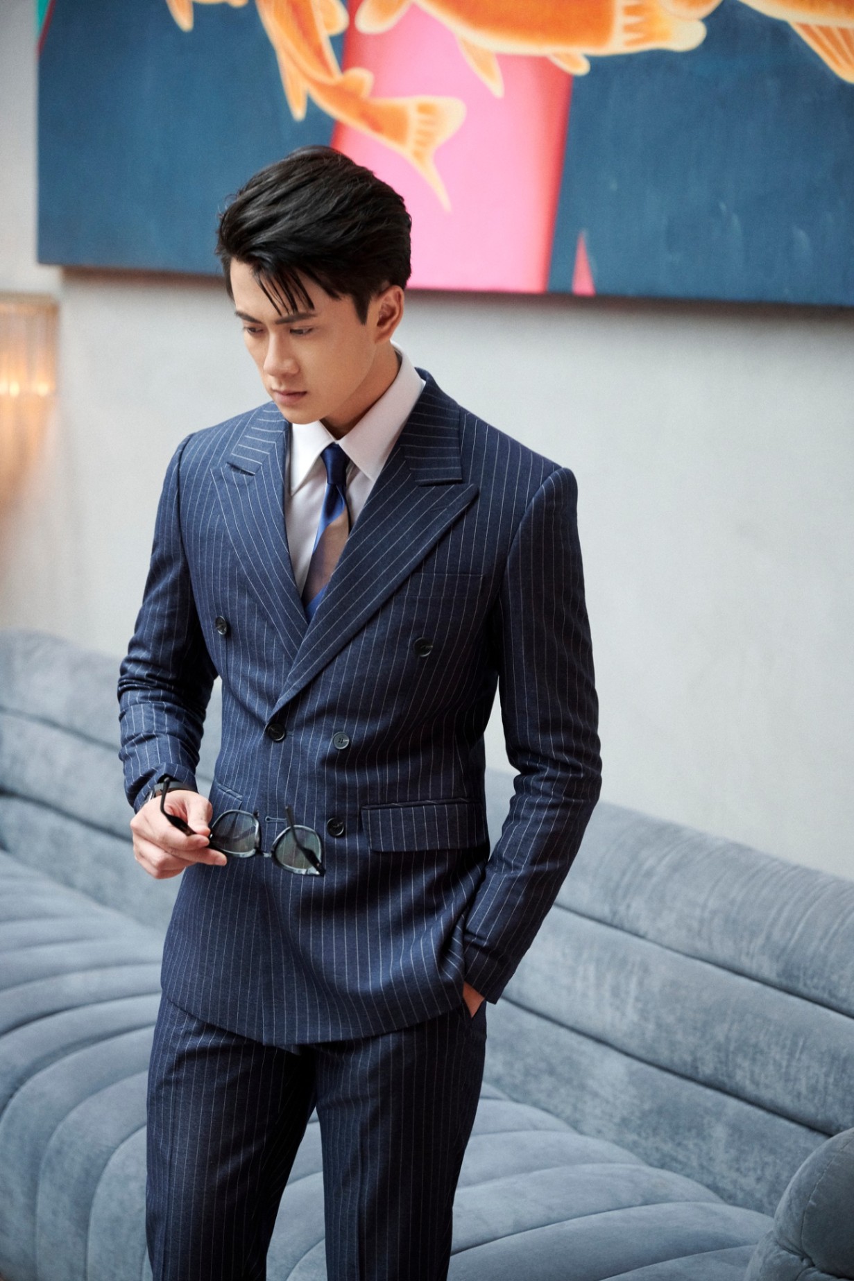 VTK Peak Lapel Gray stripe 52839-371 #