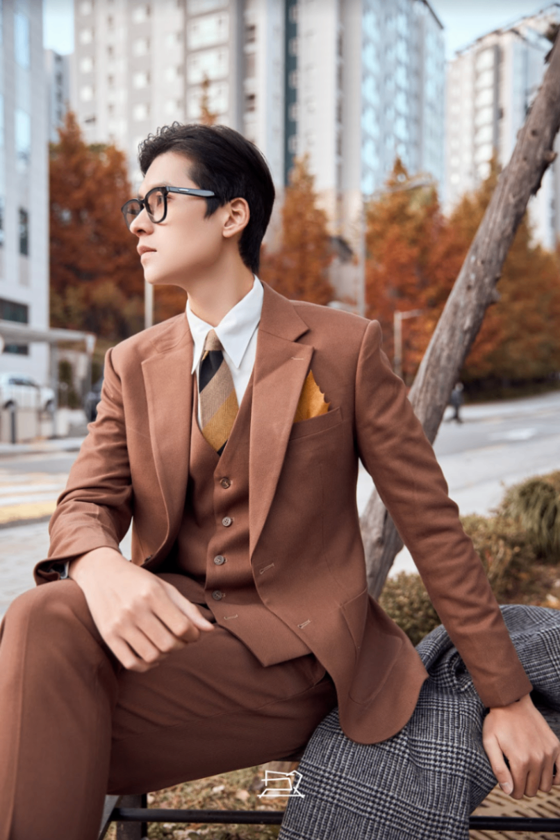 VTK Peak Lapel Dark Cinamon 56823-13#
