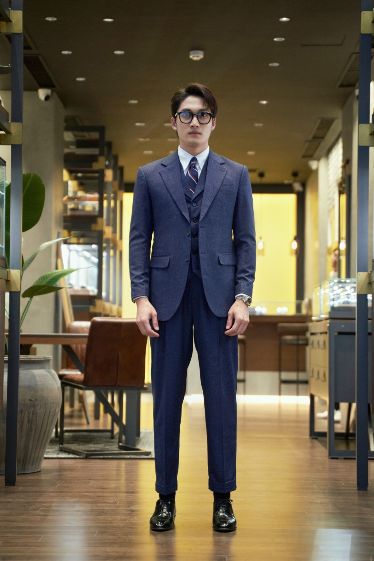 VTK Notch Lapel Braves Navy 51899-41#
