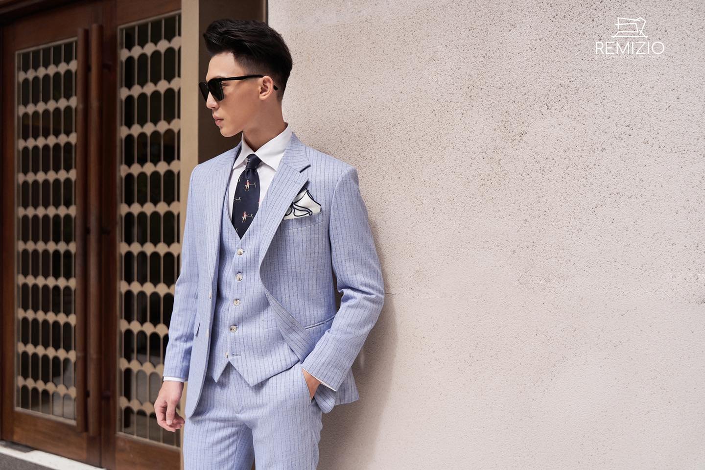 VTK Ghi Kẻ Đen Cao Cấp 51914-24#