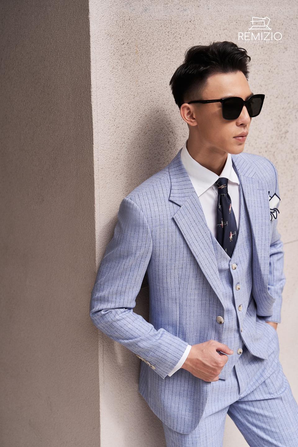 VTK Ghi Kẻ Đen Cao Cấp 51914-24#