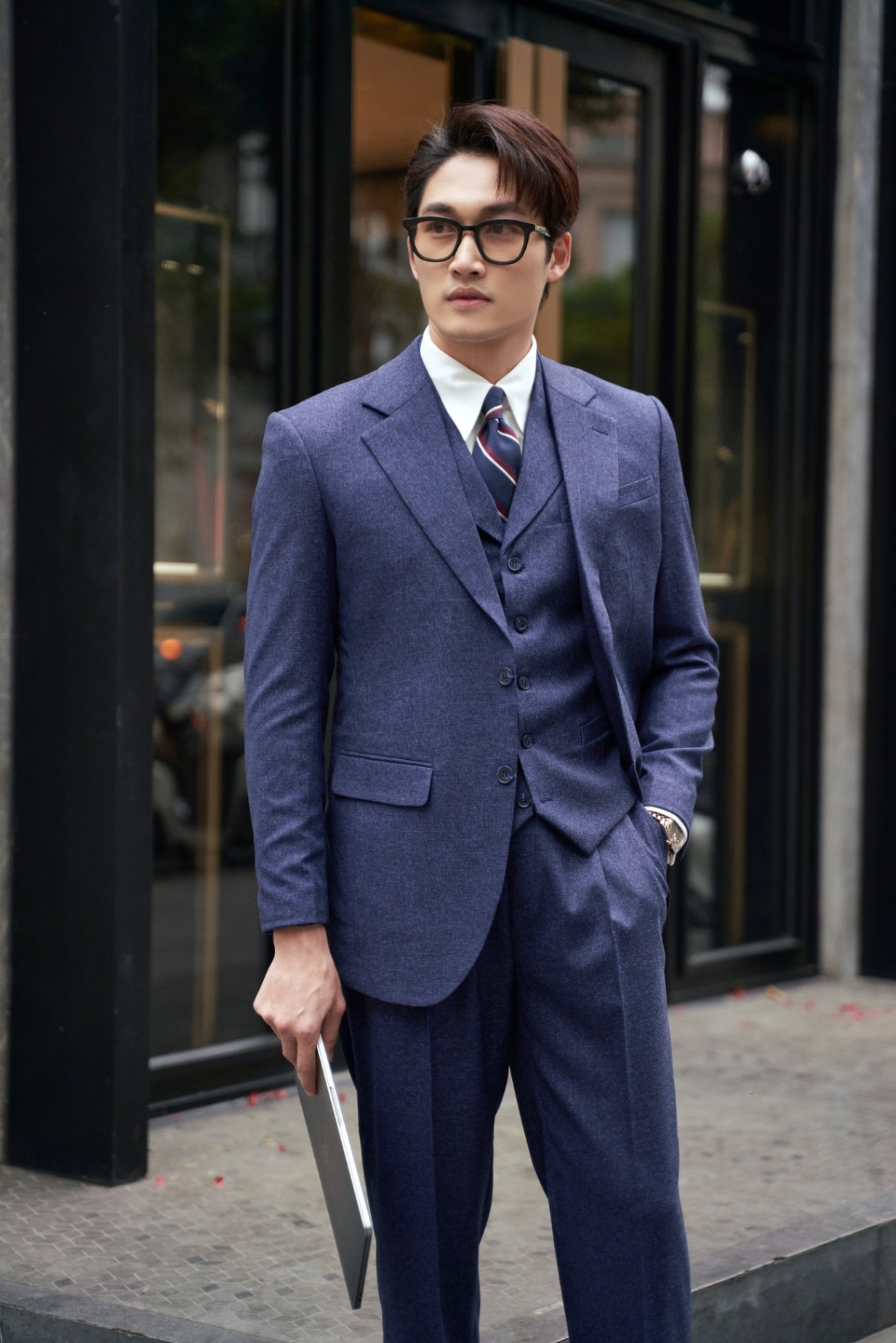 VTK Notch Lapel Braves Navy 51899-41#