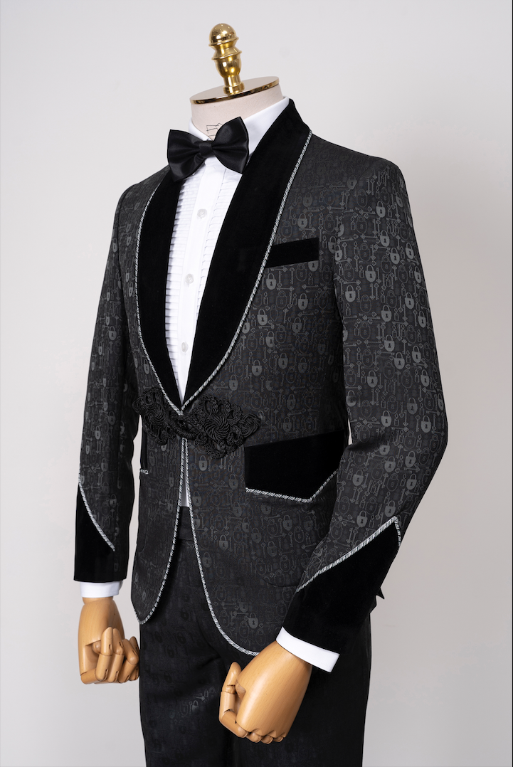VTK Luxury Xanh Rêu Họa Tiết Móc 8001-8#-XL