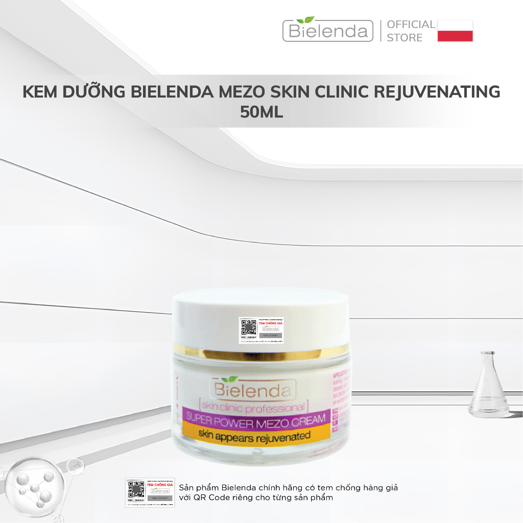 Kem dưỡng Bielenda Rejuvenating Mezo Skin Clinic