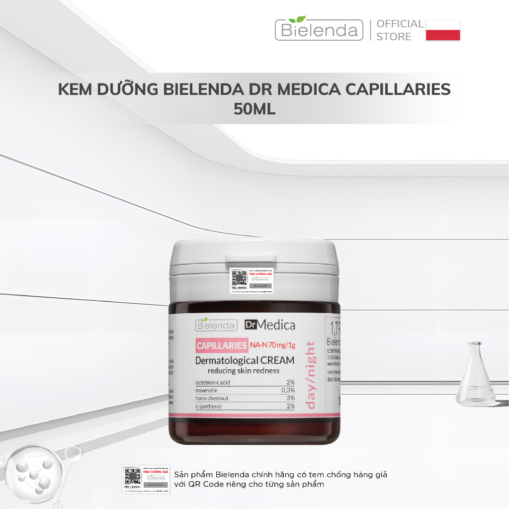Kem dưỡng Bielenda Dr Medica Capillaries