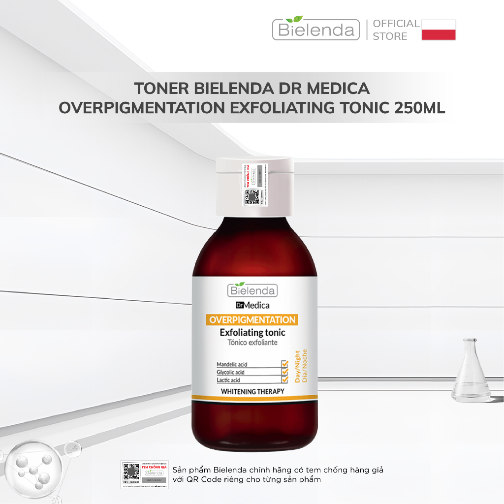 Toner Bielenda Dr Medica OVERPIGMENTATION Exfoliating Tonic 250 ml