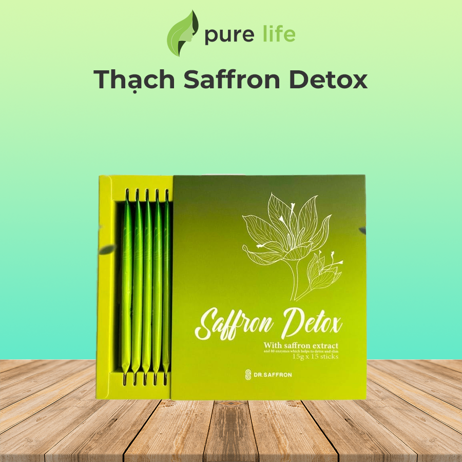 Thạch giảm cân Saffron Detox Saffron Việt Nam