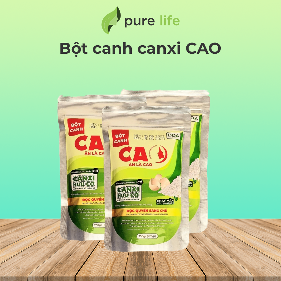 Bột Canh Canxi CAO DDA