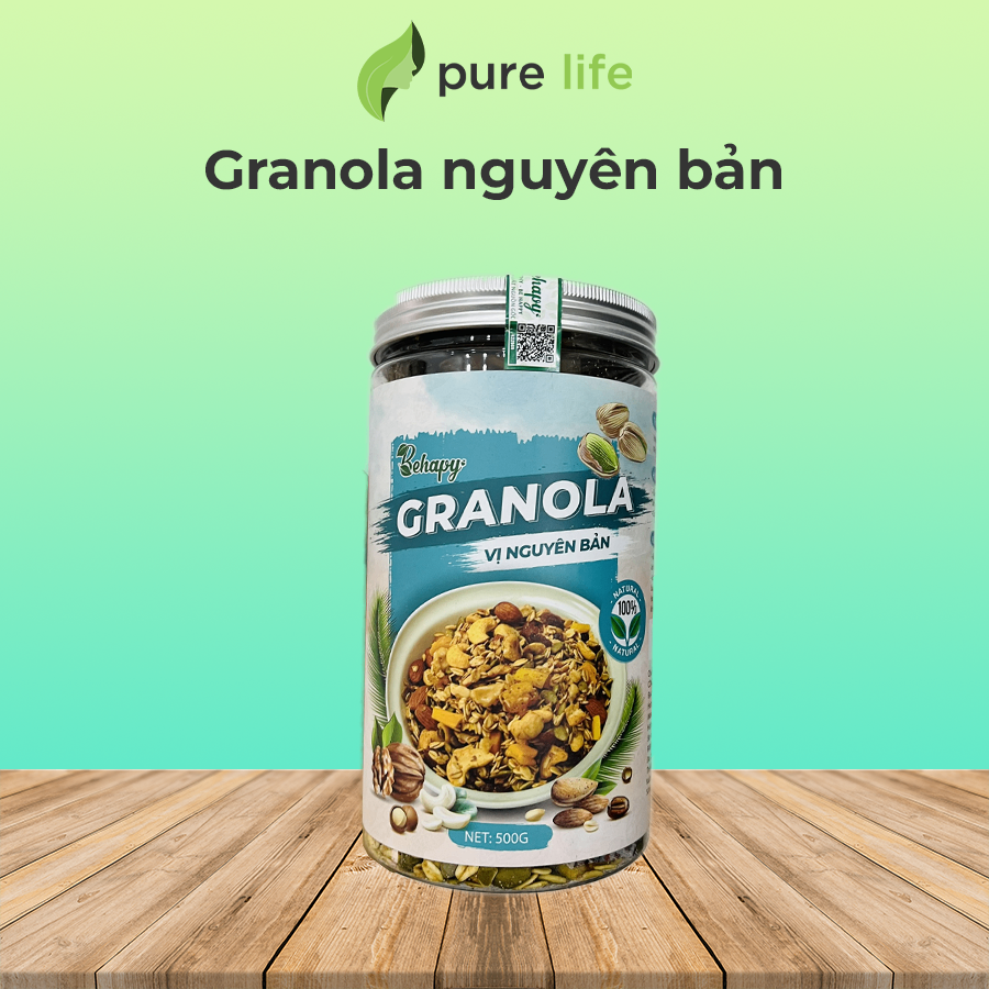 Hạt Granola vị truyền thống - hộp 500 gram