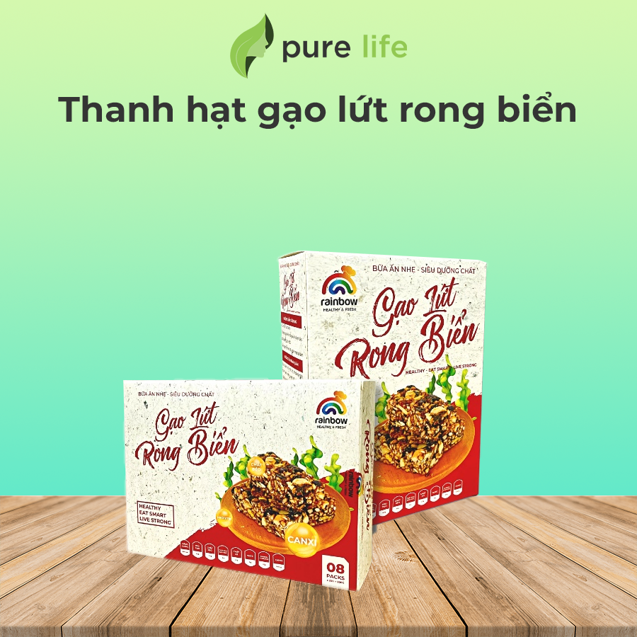 Bánh hạt năng lượng vị rong biển 160g