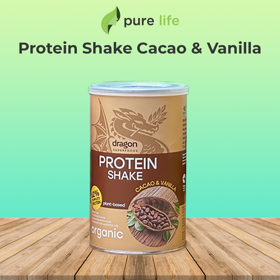 Protein shake cacao và vanilla 500g