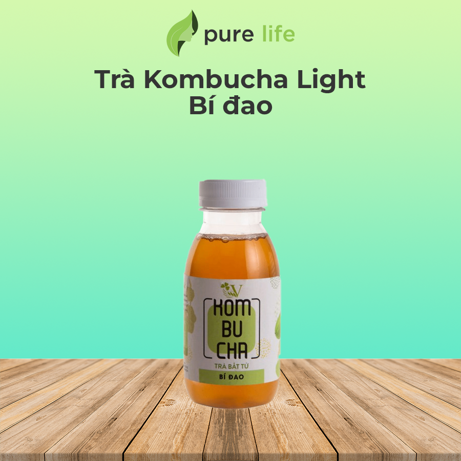 Trà Kombucha Light VGreen 250ml - Bí Đao