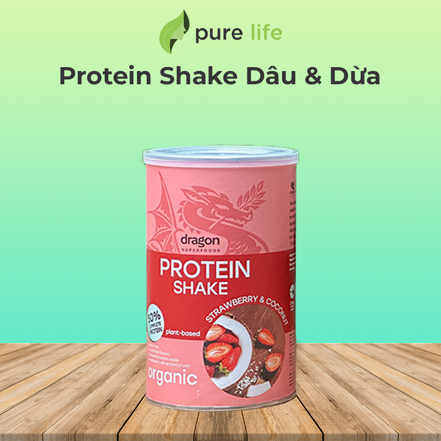 Protein shake dâu và dừa 450g