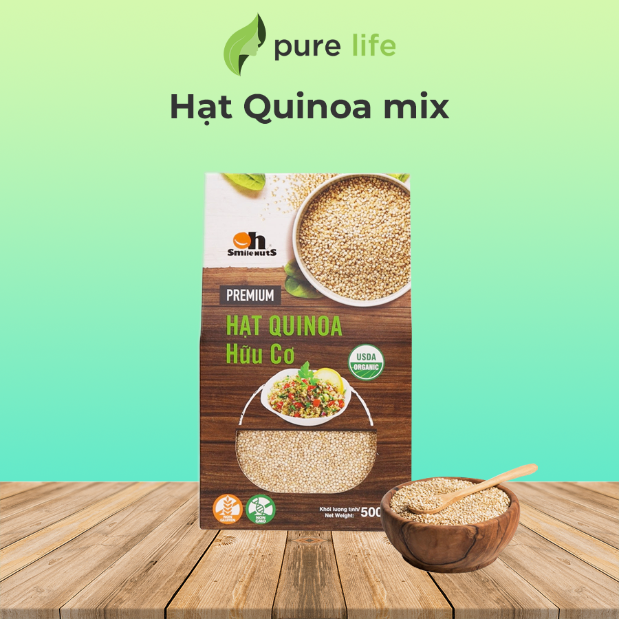 Hạt Diêm Mạch Quinoa Mix Hữu Cơ - 1 gói