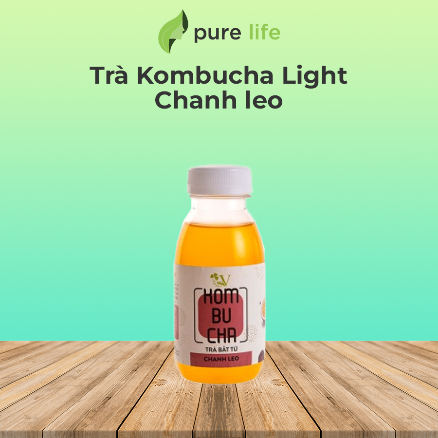 Trà Kombucha Light VGreen 250ml - Chanh Leo