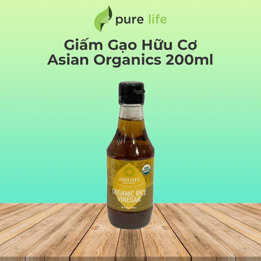 Giấm Gạo Hữu Cơ Asian Organics 200ml