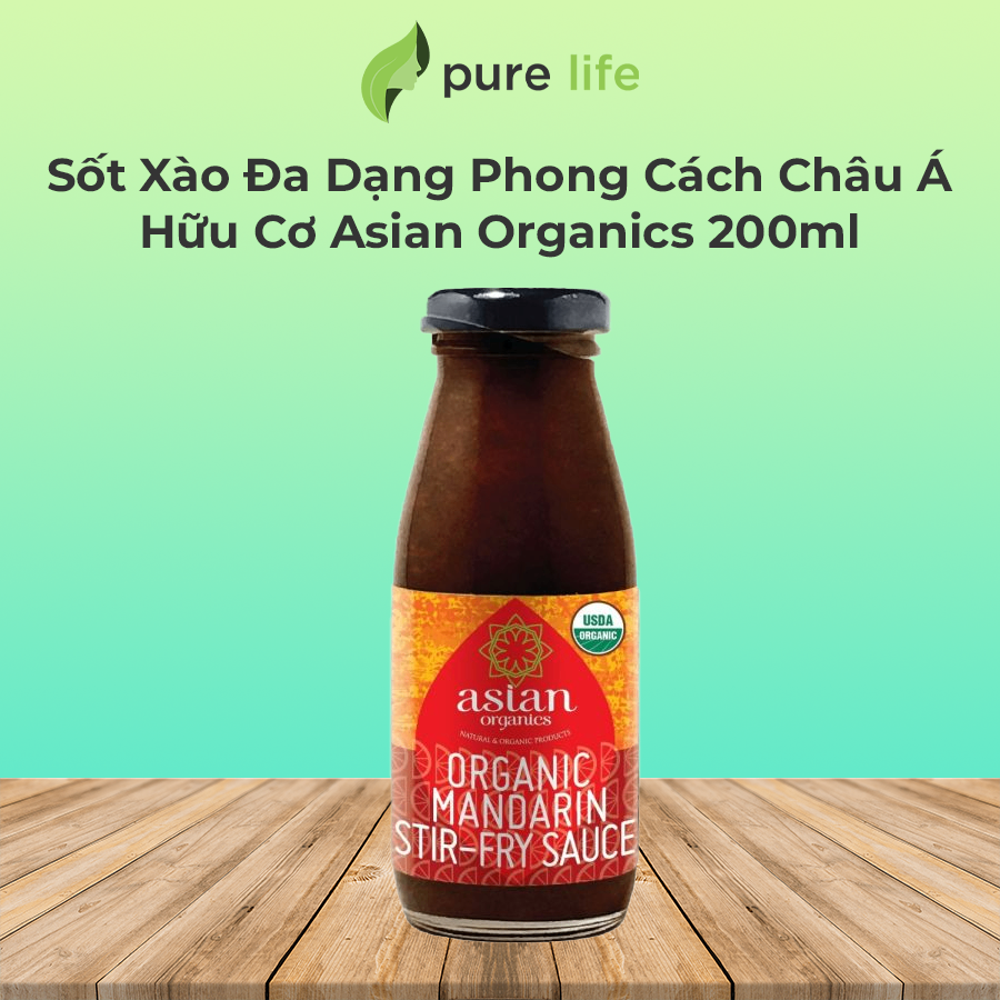 Sốt Xào Đa Dạng Phong Cách Châu Á Hữu Cơ Asian Organics 200ml