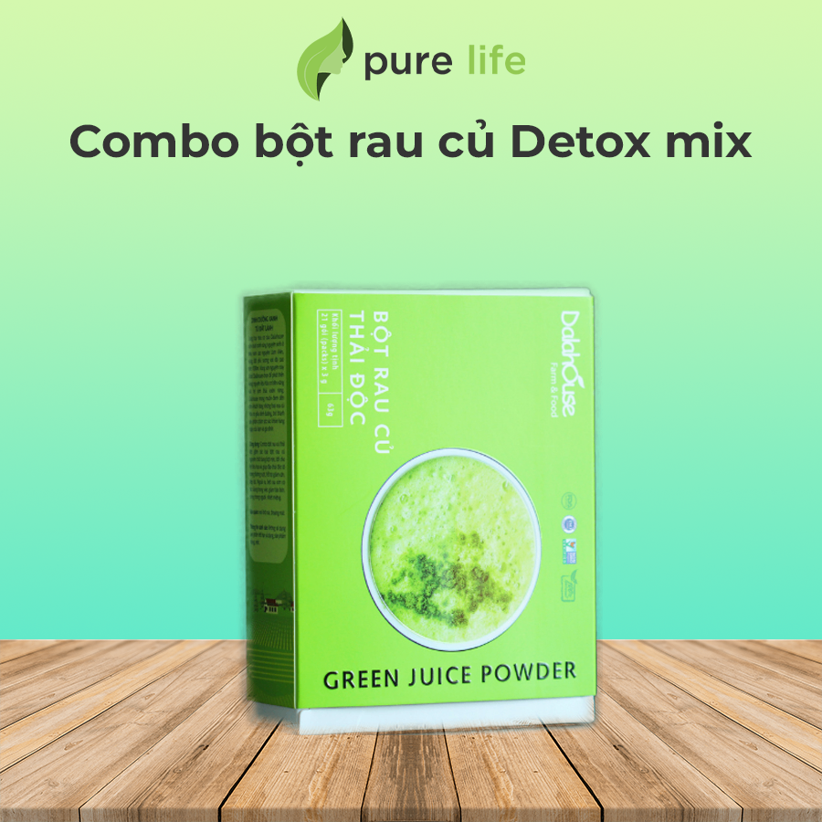 Bột rau củ Detox - Thải độc Dalahouse