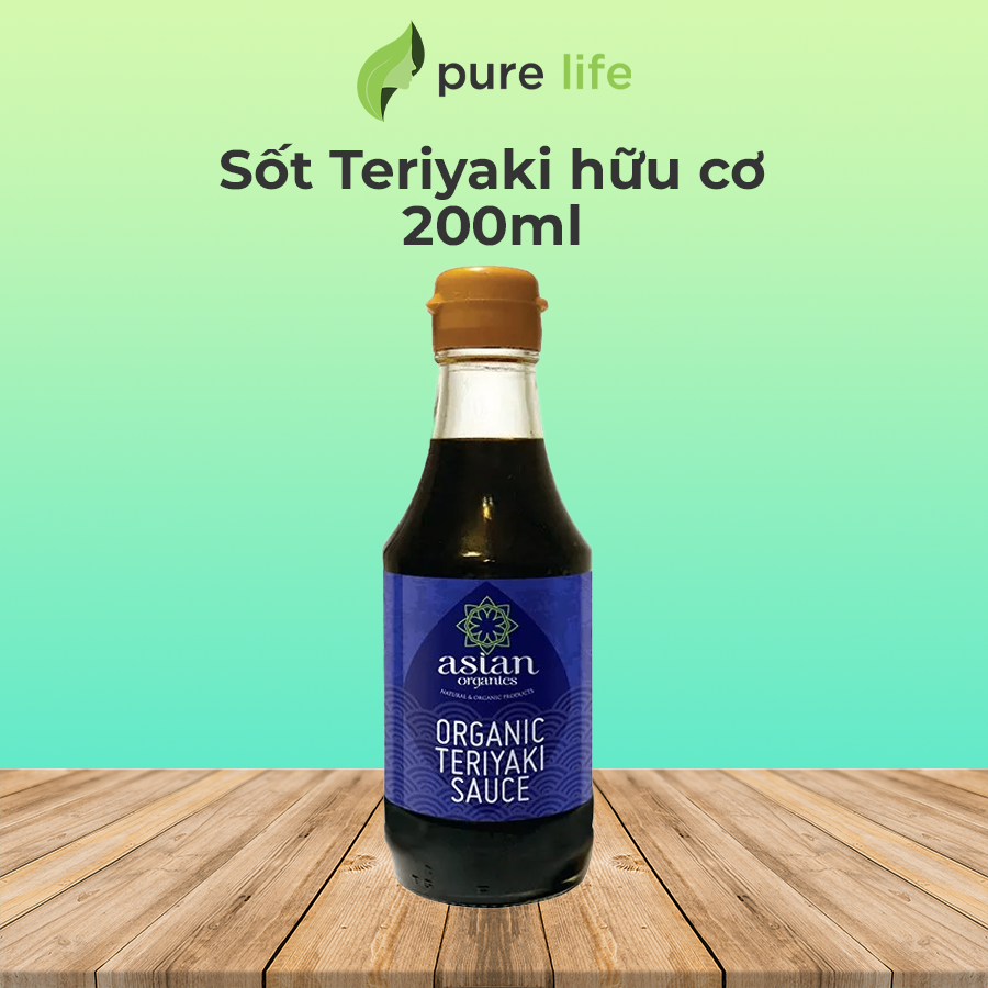 Nước tương Teriyaki hữu cơ Asian Organics 200ml