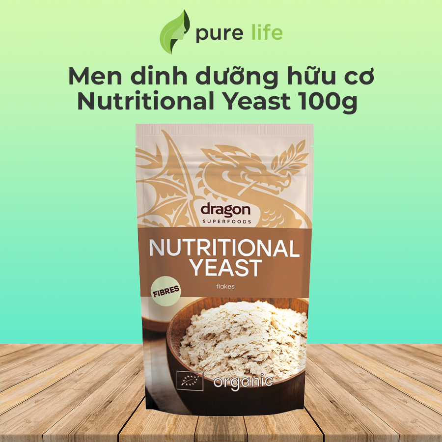 Men dinh dưỡng hữu cơ Nutritional Yeast 100g