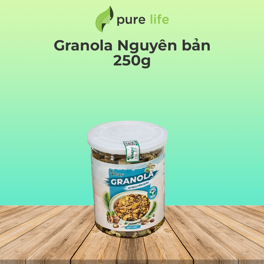 Hạt Granola mix vị truyền thống - hộp 250 gram