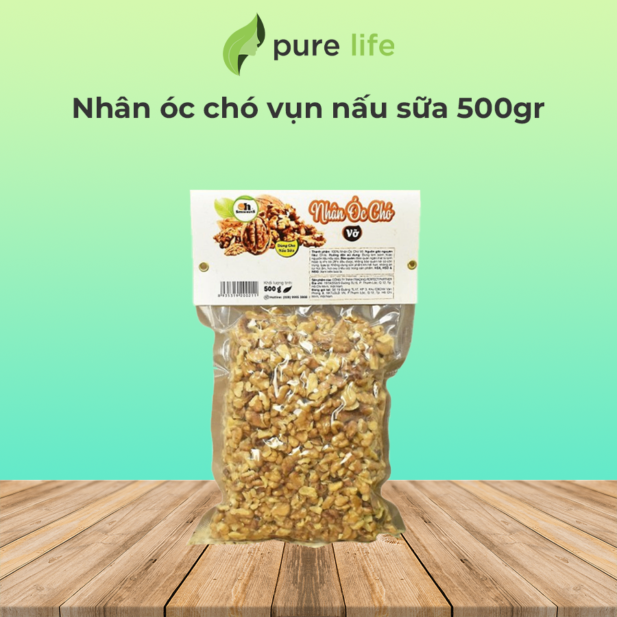 Nhân óc chó vụn nấu sữa 500gr