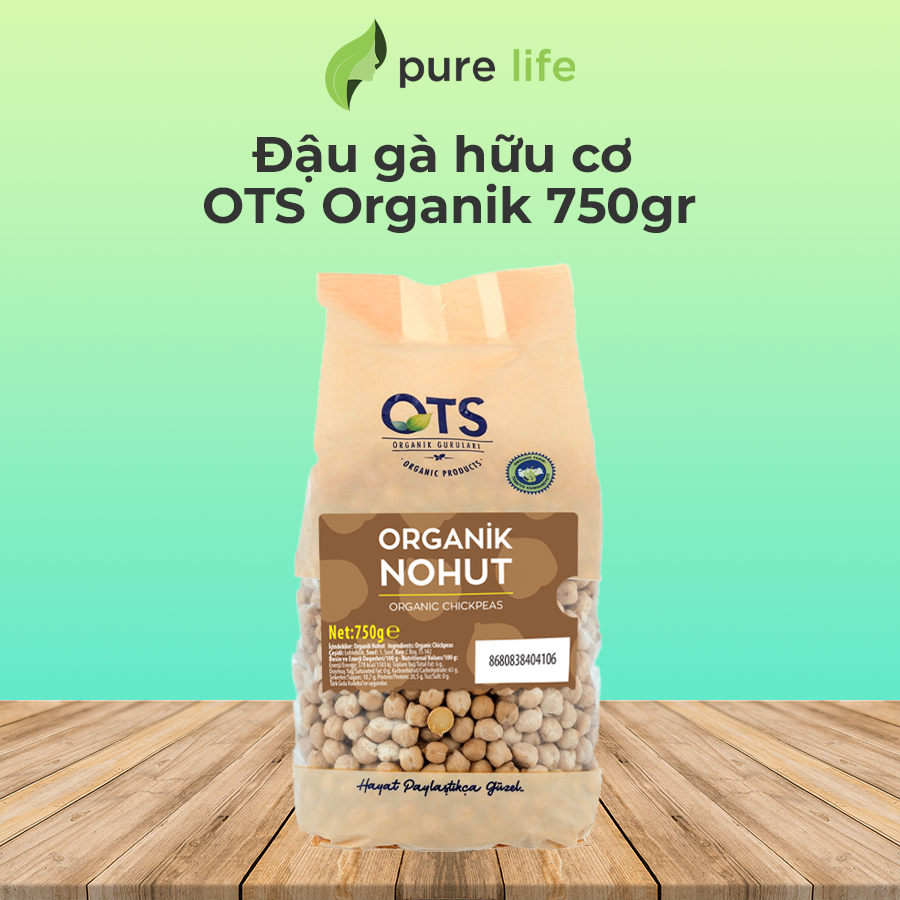 Đậu gà hữu cơ OTS Organik 750gr